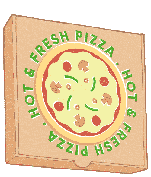 Pizza Pepperoni Sticker by himHallows