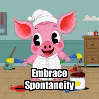 Wisdom Spontaneity GIF by The Pigasso