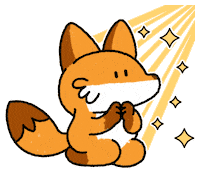 Fox Please Sticker