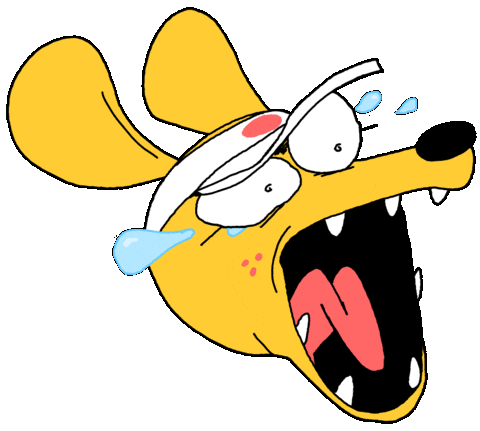 Freak Out Wow Sticker by sarahmaes