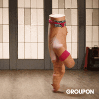 Excited Dance GIF by Groupon