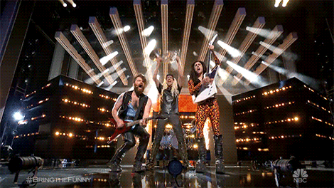 Bring The Funny Jamming Out GIF by NBC