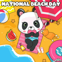 Beach Day Love GIF by PandaPals