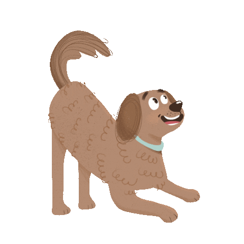 Happy Dog Sticker