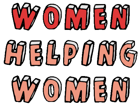 Women Helping Sticker