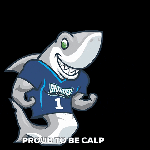 proudobeCALP giphygifmaker sharks sharky tiburones GIF