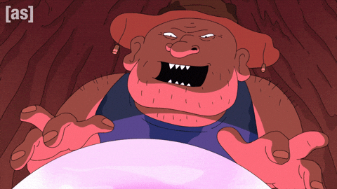 Crystal Ball Laughing GIF by Adult Swim