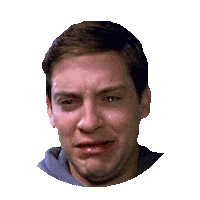 sad face STICKER by imoji