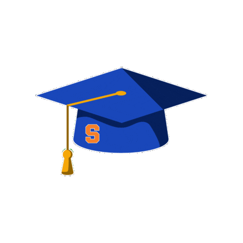 Graduation Cap Sticker by Syracuse University