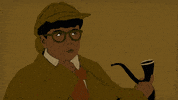 sherlock holmes help GIF by Rebecca Hendin