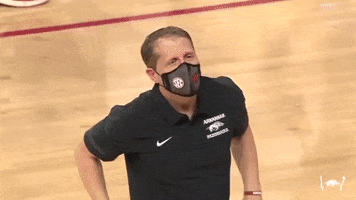 Ncaa Basketball Yes GIF by Arkansas Razorbacks