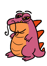 Dragon Dino Sticker