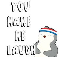 Comedy Youre Funny Sticker by Pudgy Penguins