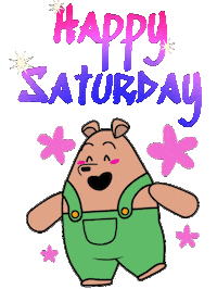 Happy Saturday Sticker