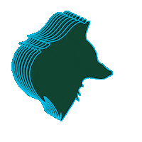 LaLouveandPartners lalouveandpartners loup vert Sticker