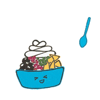 Nom Nom Dessert Sticker by Bitty Bao