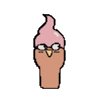 ice cream gif artist Sticker by chicken_ham