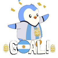 Vamos Argentina World Cup Sticker by Pudgy Penguins