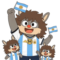 Vamos Argentina World Cup Sticker