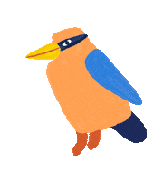 Bird Australia Sticker by Halcyon Nights