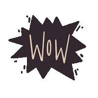 Illustration Wow Sticker