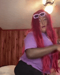 VonshweGifs dance dancing flex twerk GIF