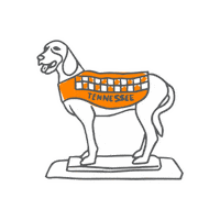 Smokey Sticker by UT Knoxville