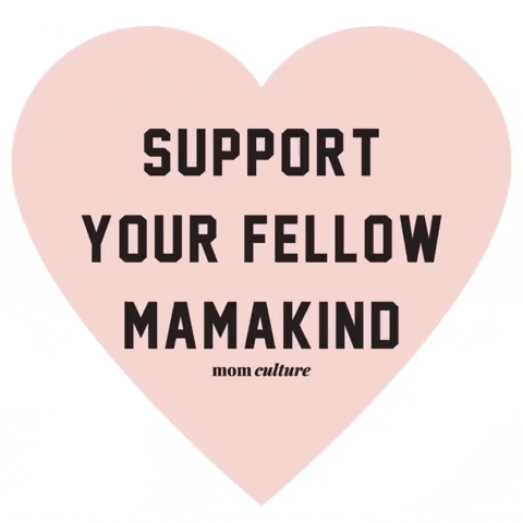 momculture hearts mom culture flashing heart support your mama GIF