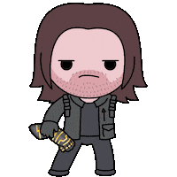 Bucky Barnes Sticker by Marvel Studios