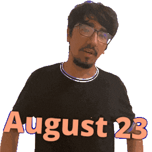 August Sticker