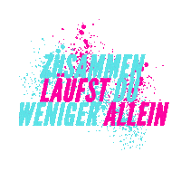 Du Zusammen Sticker by Laufhaufen