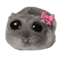 Sad Pink Sticker