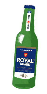 cervezaroyalguard royalguard merecidorelajo royalcero royalguarcero Sticker