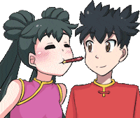 Couple Kiss Sticker by Jin
