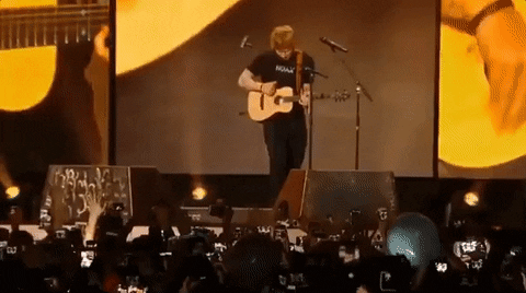 ed sheeran GIF by Billboard Music Awards