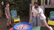 Swimming Pool Laugh GIF by Hollyoaks