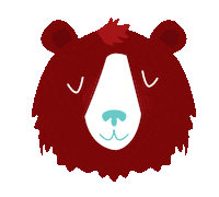 Bear Lets Go Washu Sticker by WashU