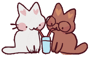Cats Love Sticker