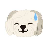 Dog Sticker by Ann of Facedit