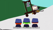 eric cartman hooray GIF by South Park 