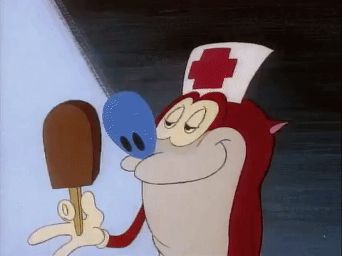 ren and stimpy nicksplat GIF