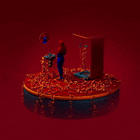 jukijuki 3d colorful colors motion GIF