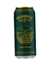 Secret Beach Beer Sticker by Meanwhile Brewing