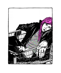 alessmc shiny pink hair grimes claire boucher GIF