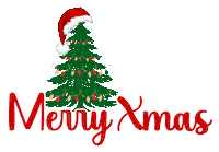 Merry Christmas Tree Sticker by Bel Diniz