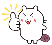 V0o0V 비버 데굴 옹식 Sticker