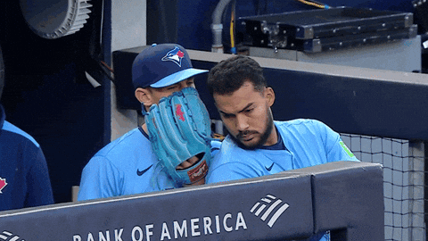Whispering Anthony Santander GIF by Toronto Blue Jays