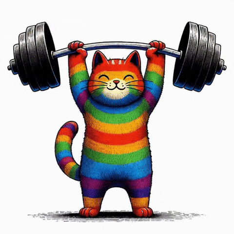 Cat Powercat GIF by Media Many