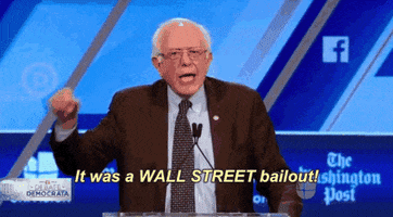 bernie sanders wall street bailout GIF by Univision Noticias