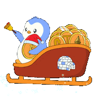 Merry Christmas Sticker by Pudgy Penguins